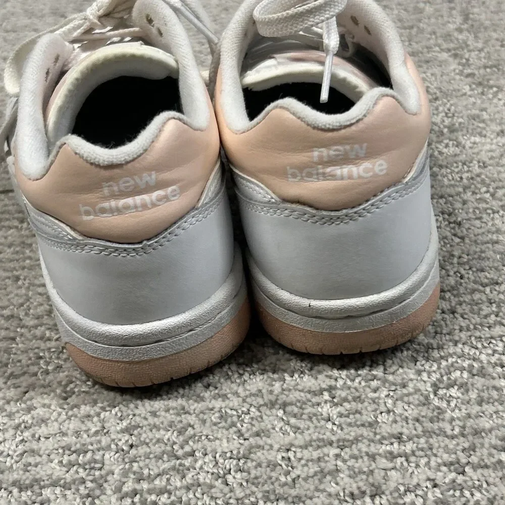 New Balance 480 Shoes Mens 7 Sneakers White Peach Low Casual Athletic Womens 9